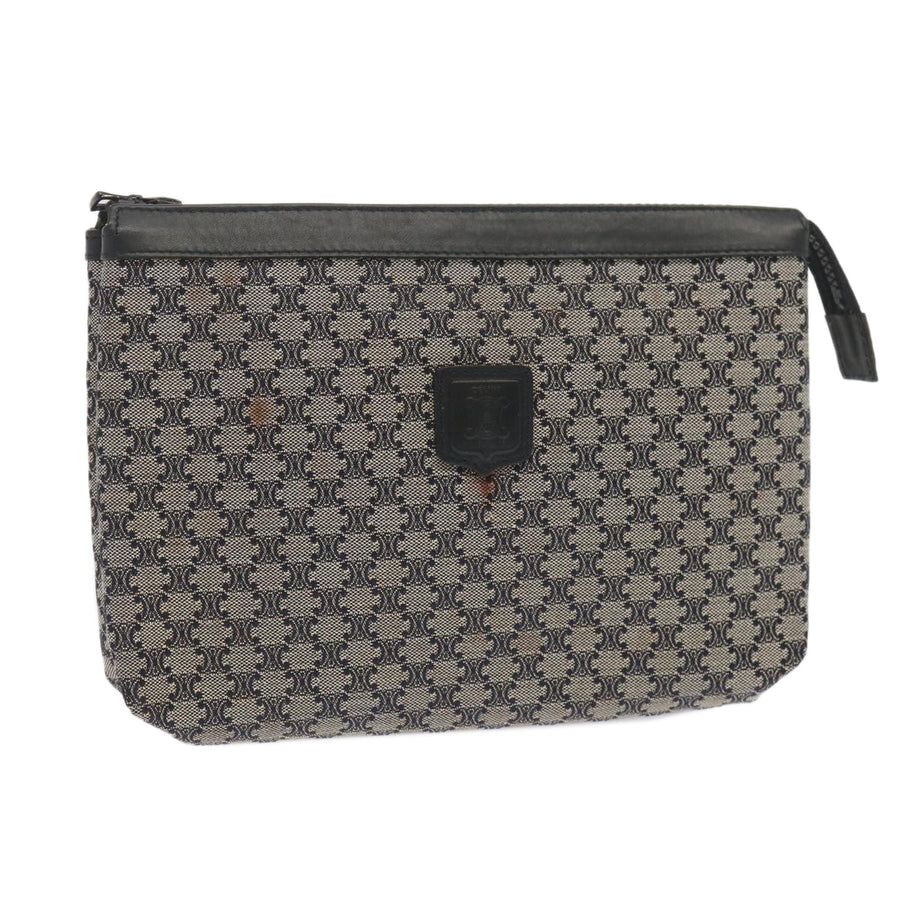 Celine Classic Monogram Clutch Canvas