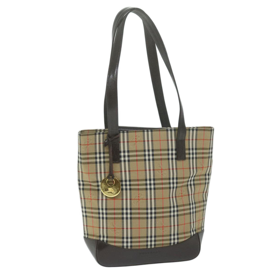 Burberry Beige Plaid Tote Model Casual