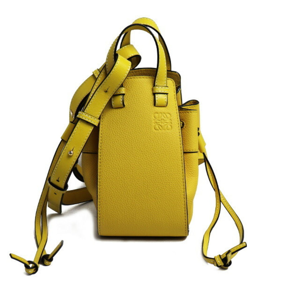 Loewe Gate Mini Bag Yellow Calfskin Leather