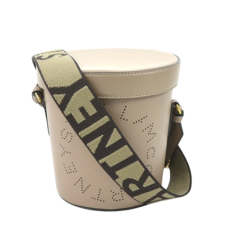 Stella McCartney Falabella Mini Bucket Bag Beige