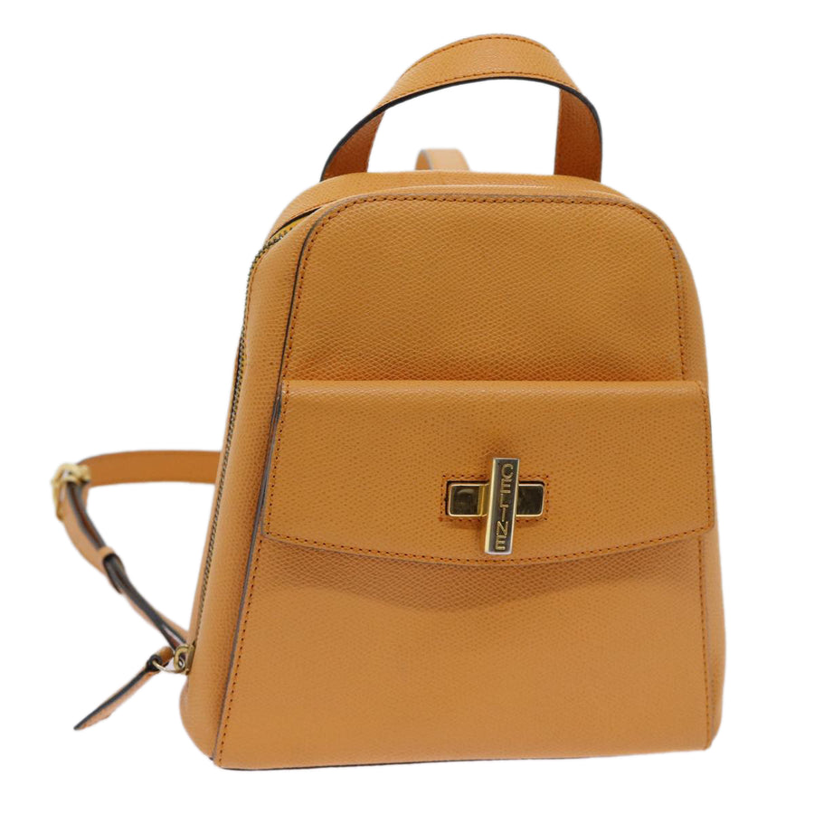 Celine mall Beace Backpack Tan Leather