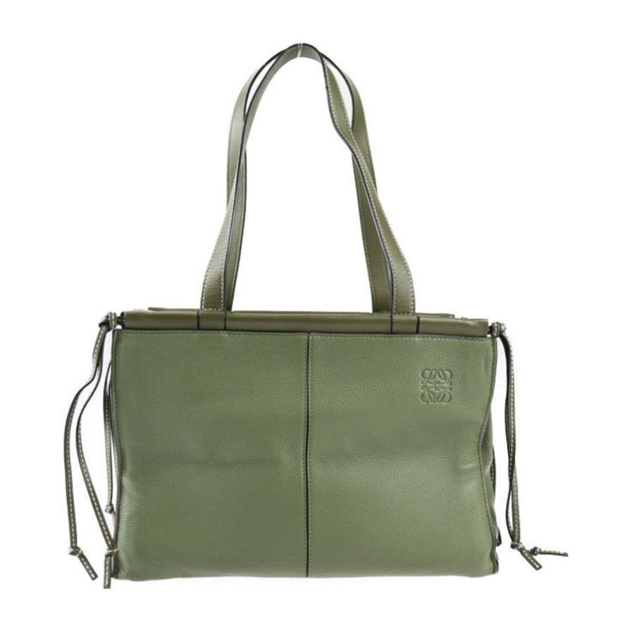 Loewe Hammock Small Tote Green Calfskin