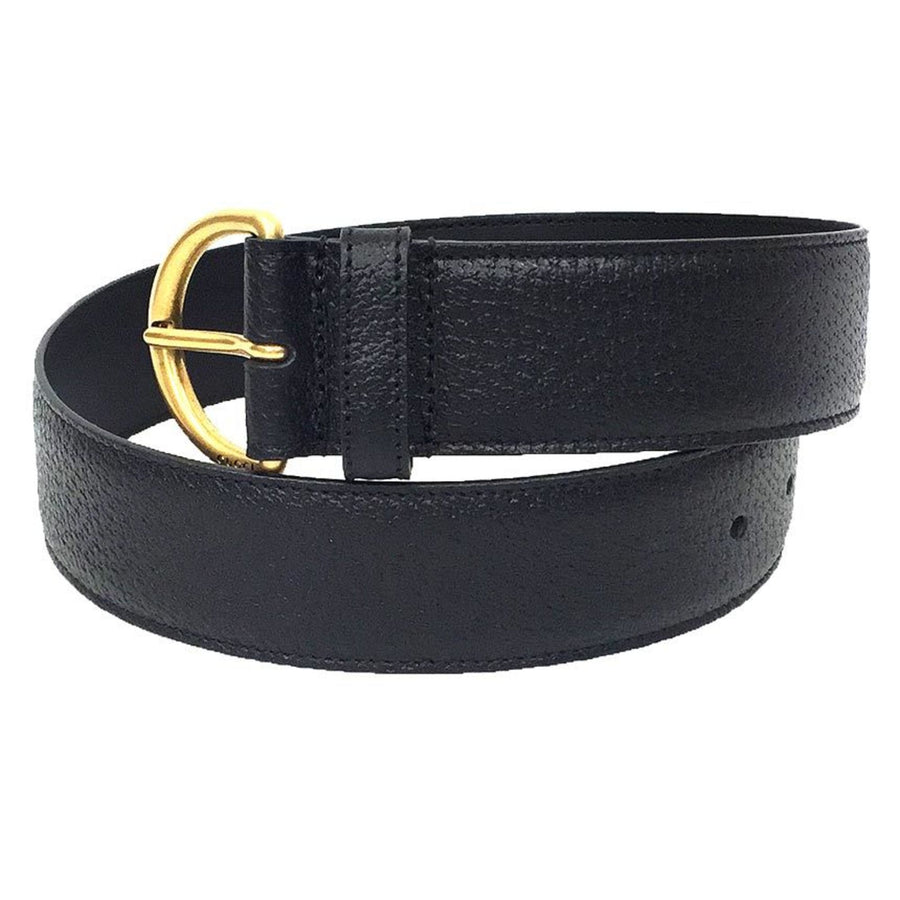 Gucci Gucci Leather Belt Black Classic