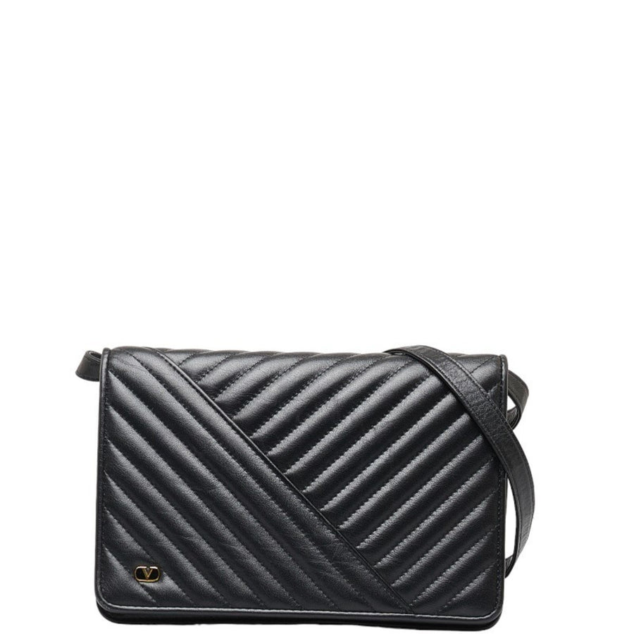 Valentino Quilted Leather Crossbody Roman Stud Detail