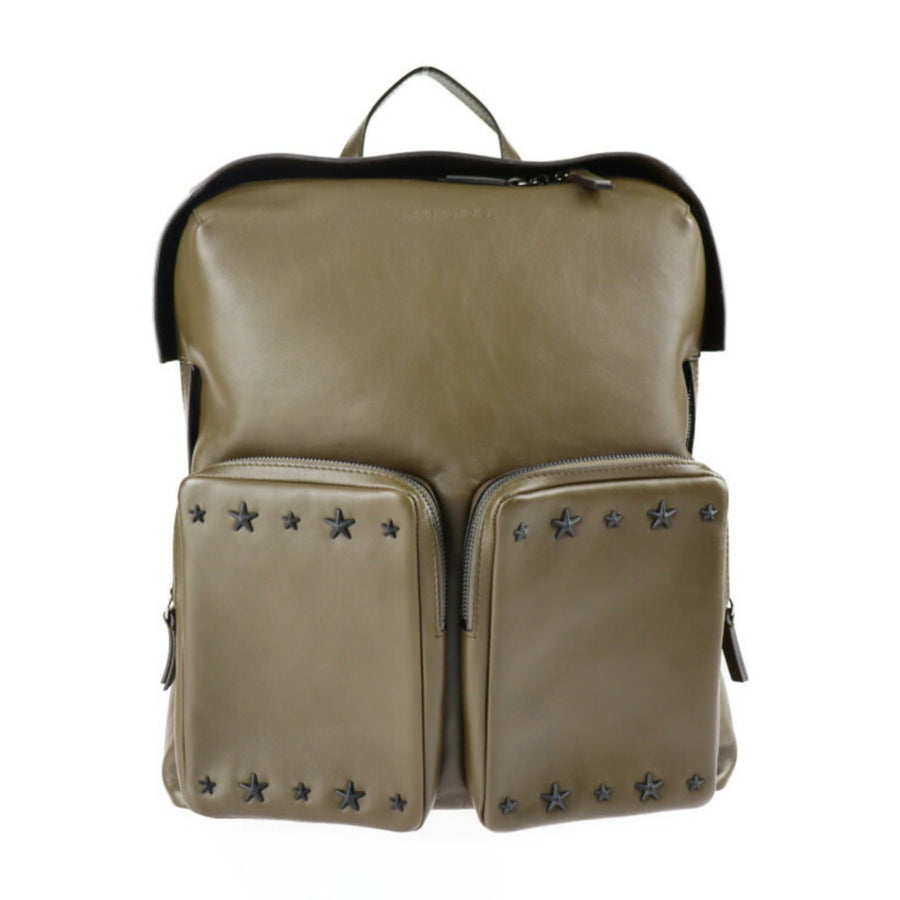 Jimmy Choo tar Backpack Leather Caual tyle