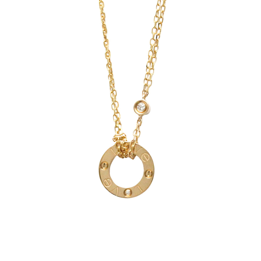 Cartier Love Circle Pendant Necklace