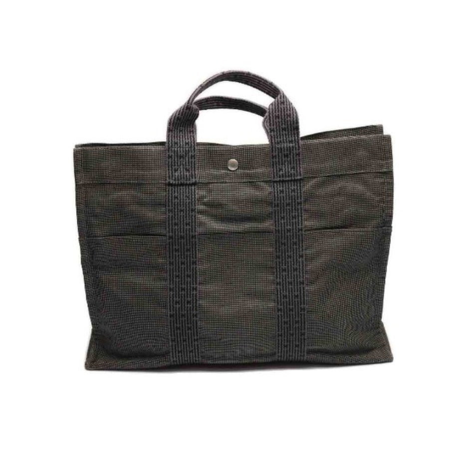 Hermes Herbag Zip Tote Canvas Leather Style