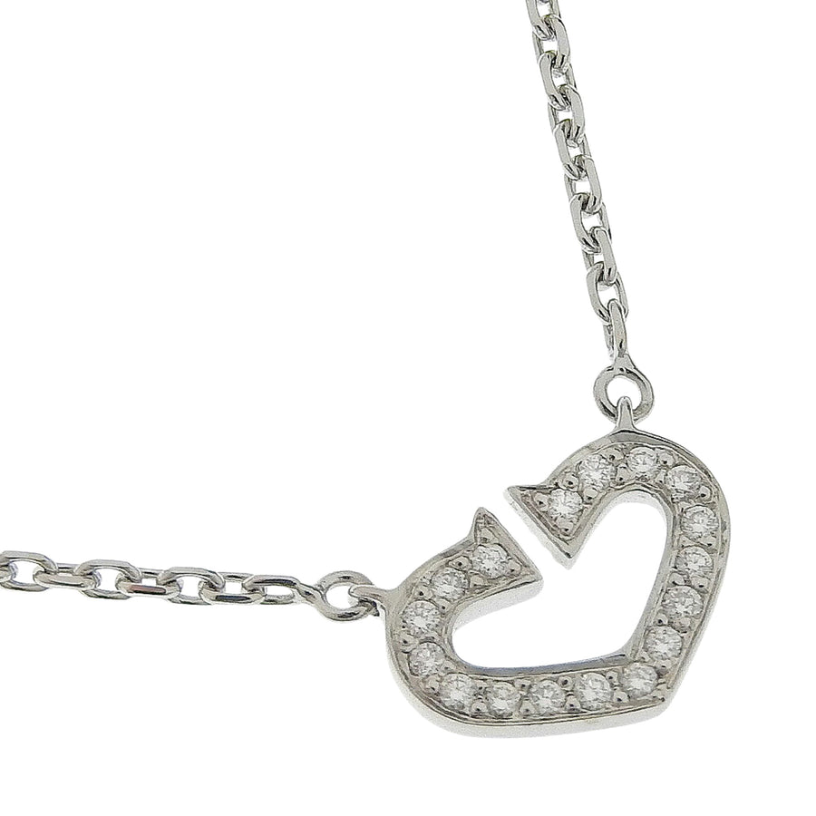 Cartier Love Necklace Diamond Heart Pendant