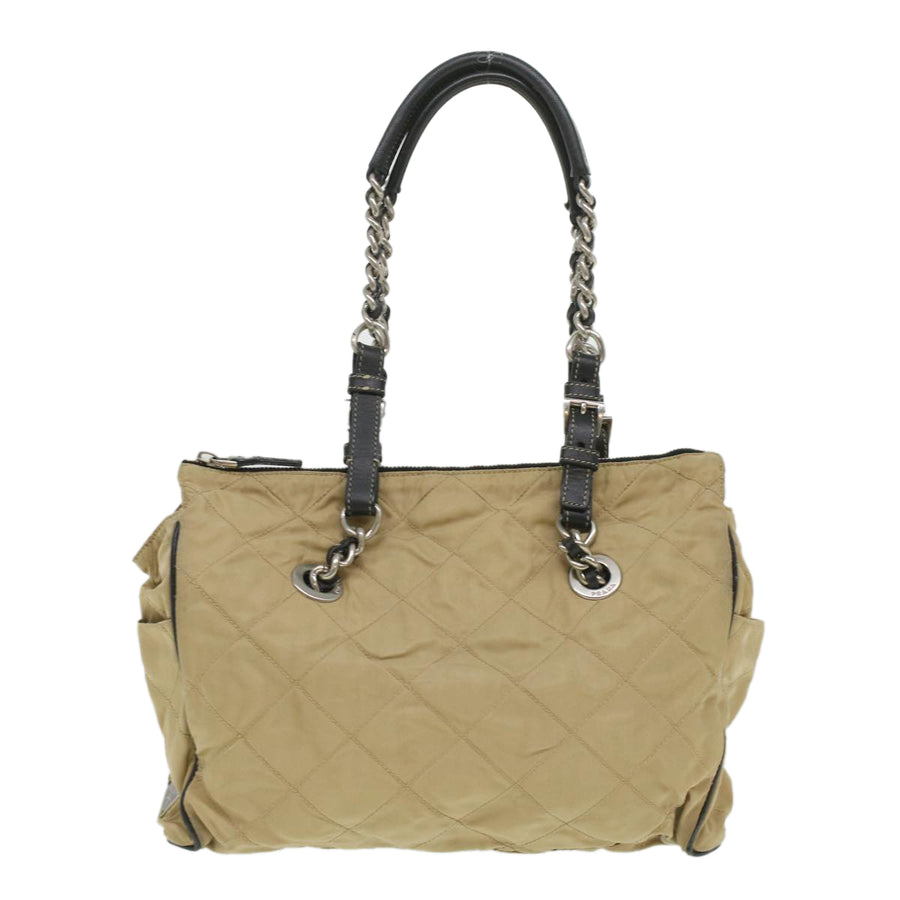 Prada Quilted Chain Shoulder Bag Model Tessuto