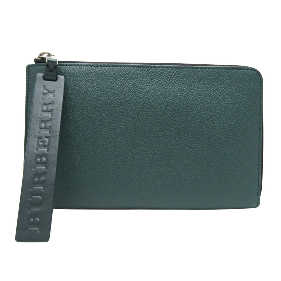 Burberry Leather ZipAround Clutch