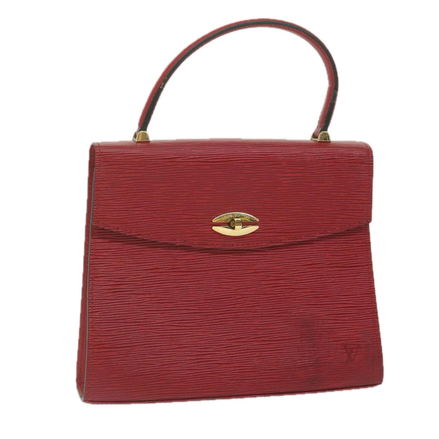 Louis Vuitton Epi Alma Handbag Red Leather