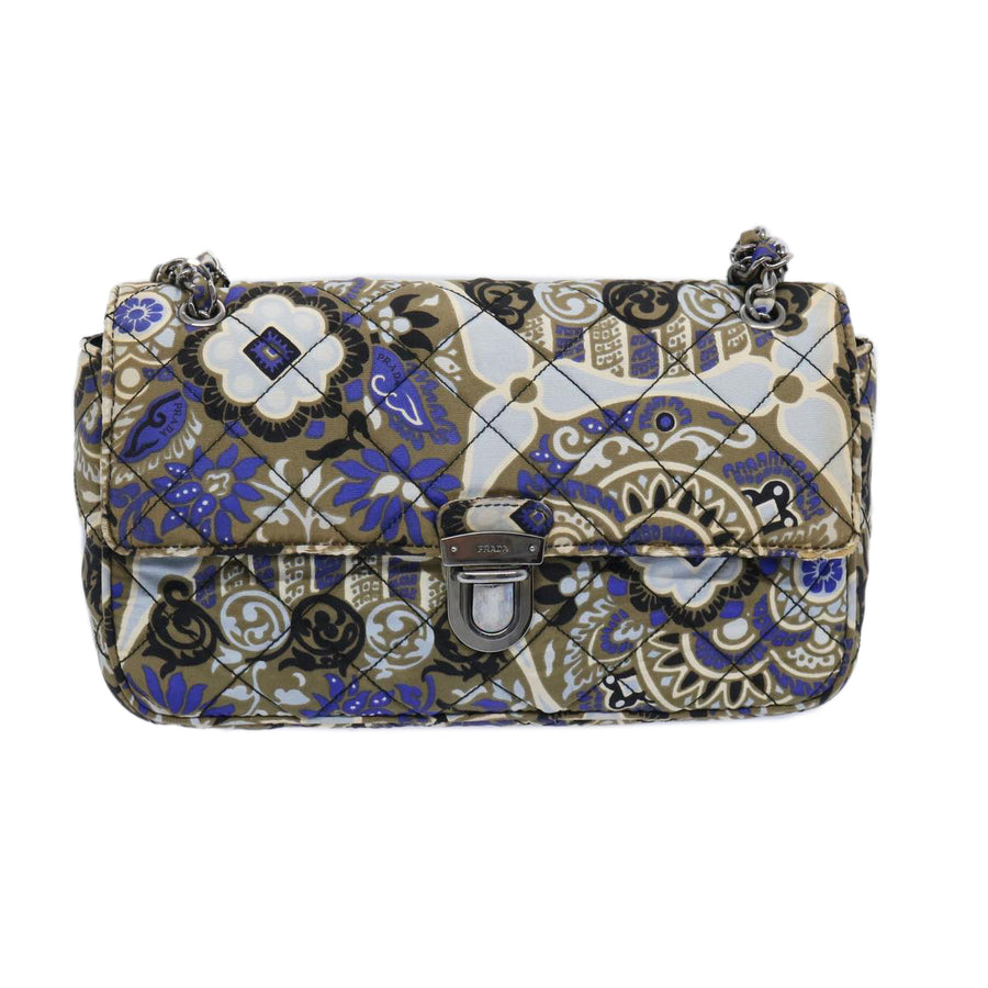 Prada Paisley Quilted Shoulder Bag