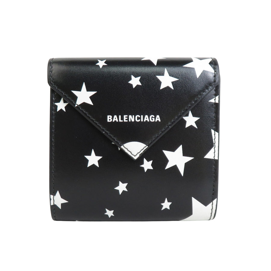 Balenciaga Cash Mini Wallet Stars Style