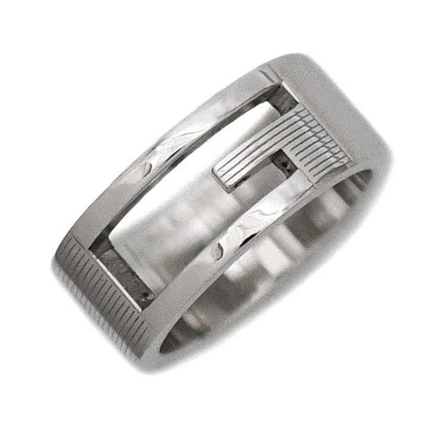 Gucci Interlocking G Ring Silver