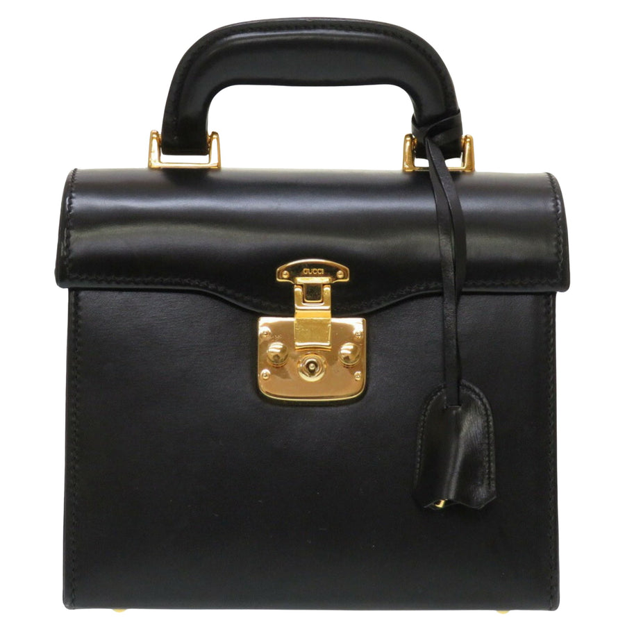 Gucci Vintage Leather Top Handle Handbag