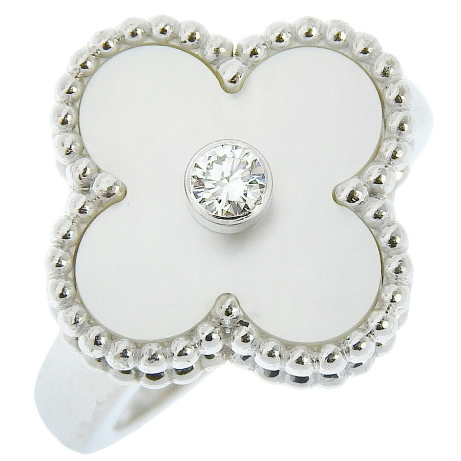Van Cleef & Arpels Alhambra White MotherofPearl Ring