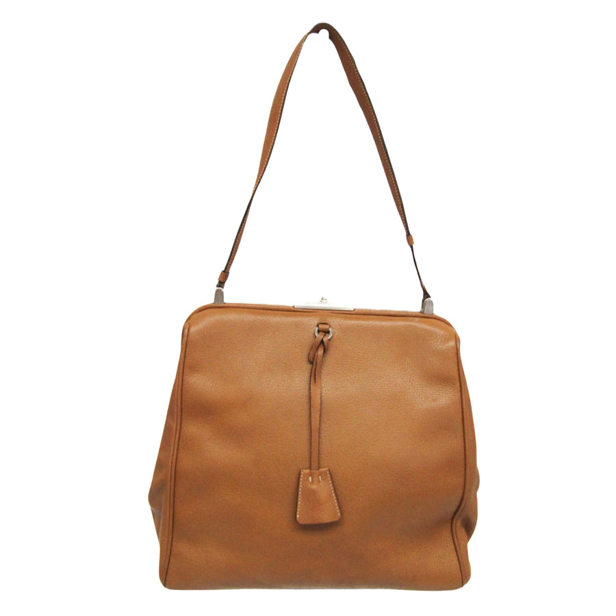 Prada Leather Shoulder Bag Classic Style