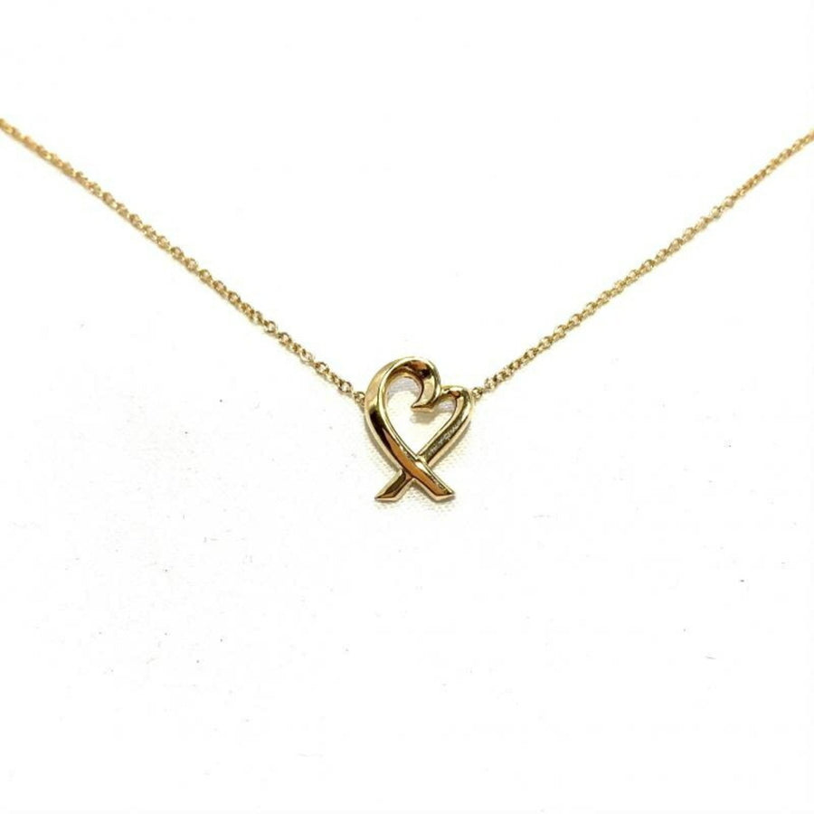Tiffany & Co. Heart Pendant Necklace 18k Gold