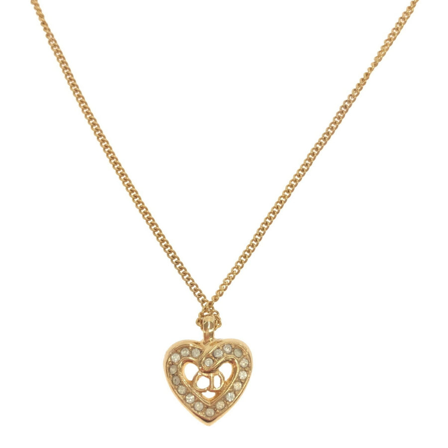 Dior Heart CD Pendant Necklace