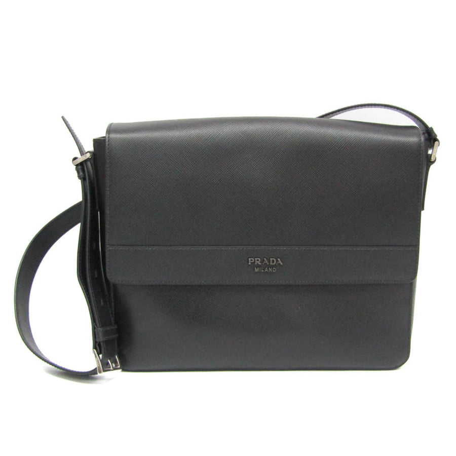 Prada Leather Messenger Bag
