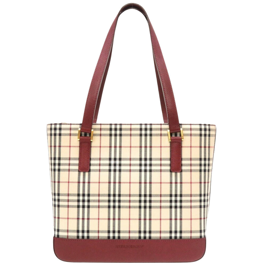 Burberry Haymarket Check Tote Bag