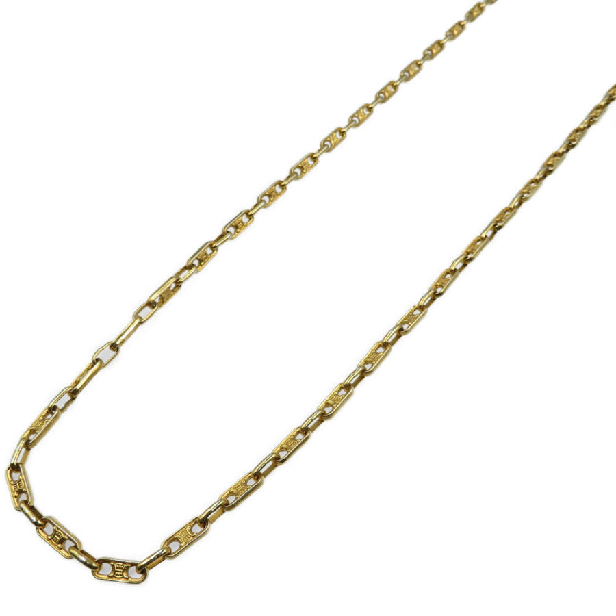 Celine Triomphe Chain Necklace Gold