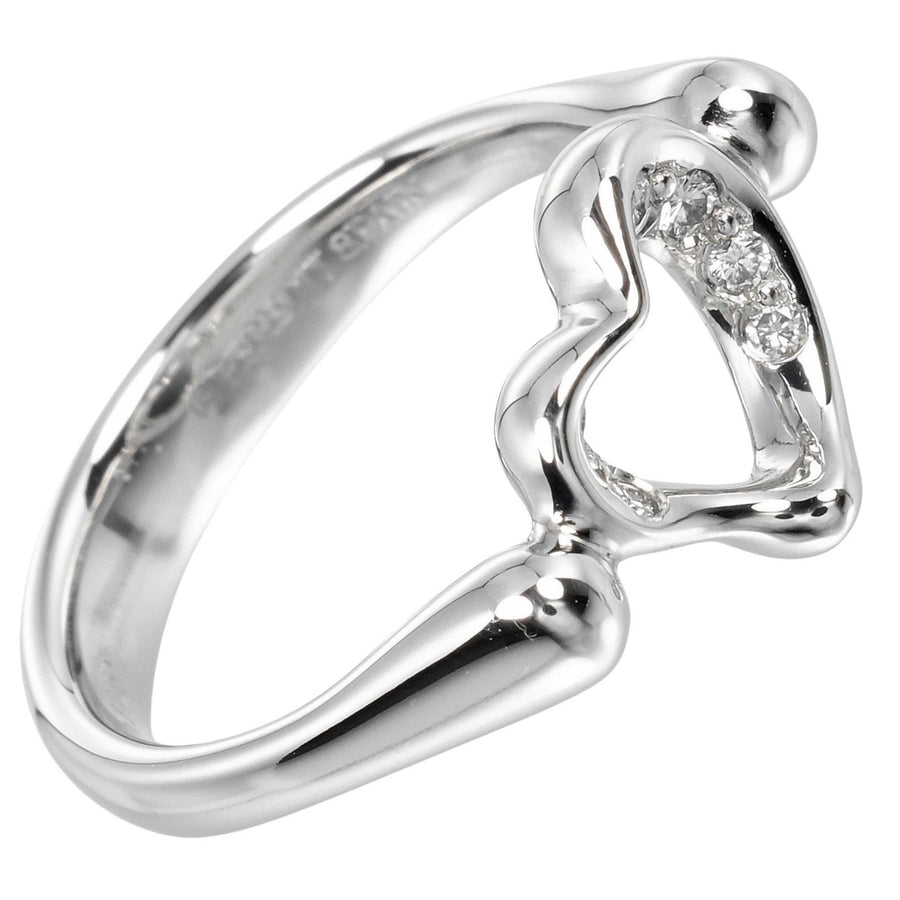 Tiffany & Co. Elara Heart Ring Platinum Diamond