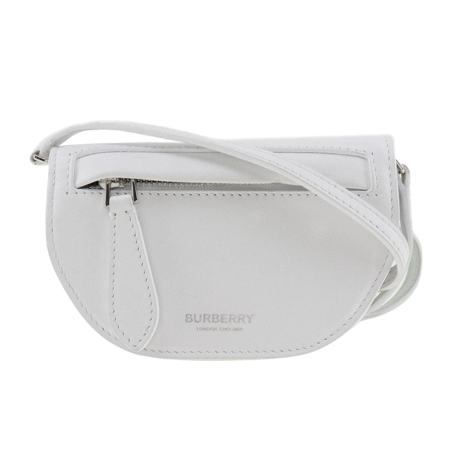 Burberry Lola Bag Small Crossbody White Leather