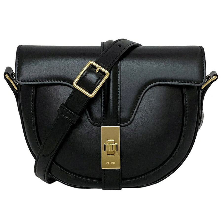 Celine Ava Bag Black Leather Model 187363A4T