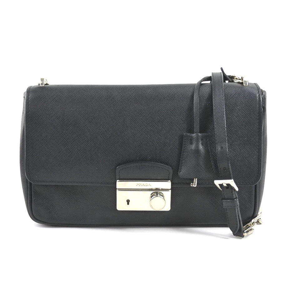 Prada Prada Tessuto Shoulder BagBlack