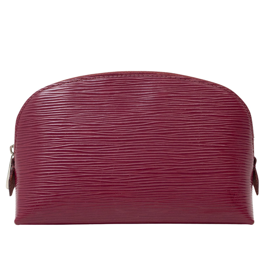 Louis Vuitton Epi Cosmetic Pouch  Zipper Closure