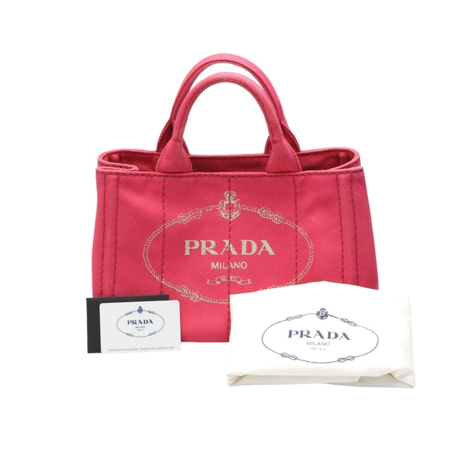 Prada Canvas Tote Pink