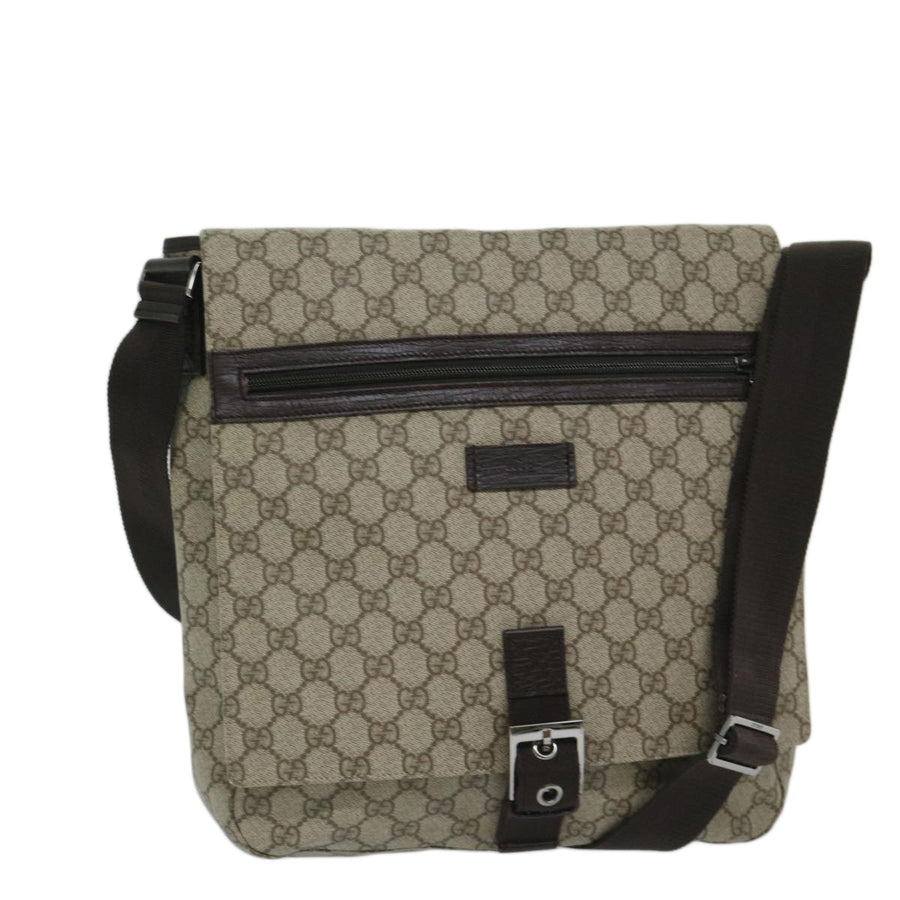 Gucci GG Supreme Messenger Bag Model BeigeEbony