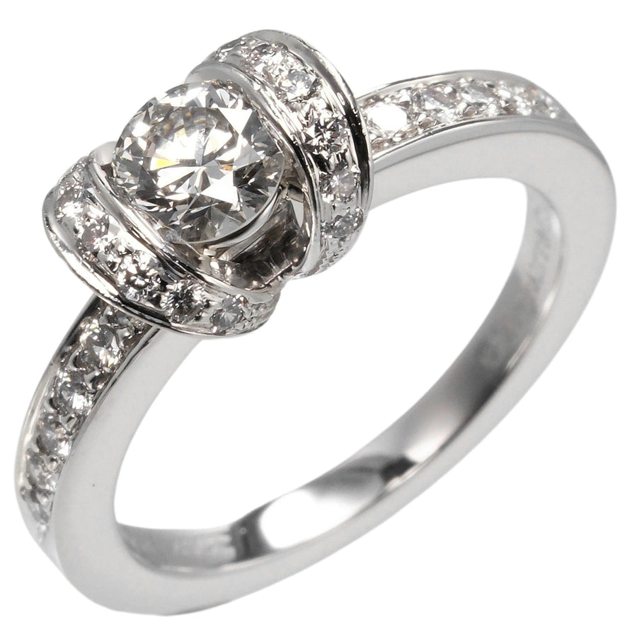 Tiffany & Co. Platinum Knot Diamond Ring