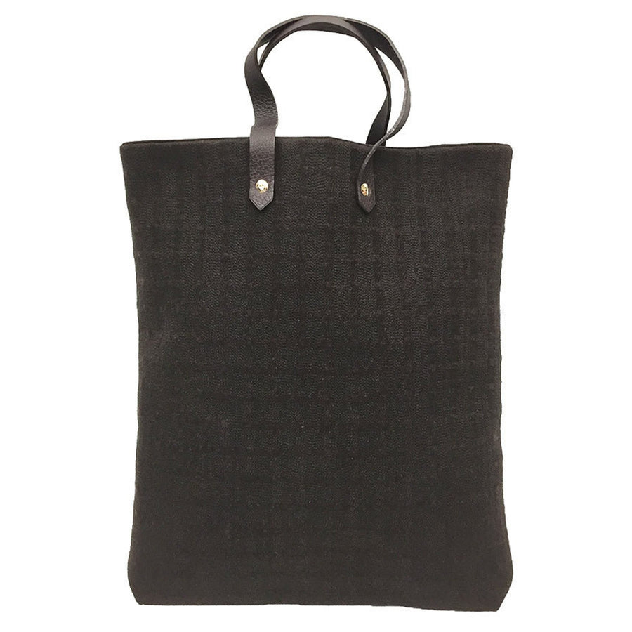 Hermes Leather Tote Bag Black