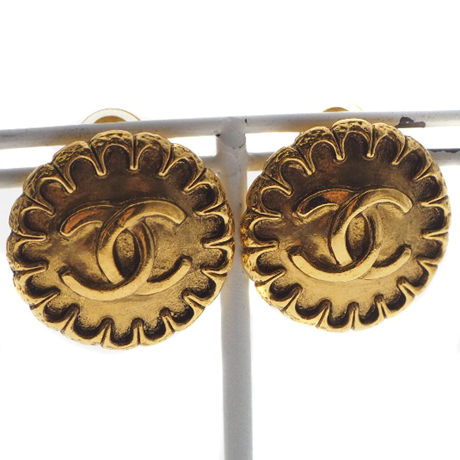 Chanel Vintage CC Logo Earrings