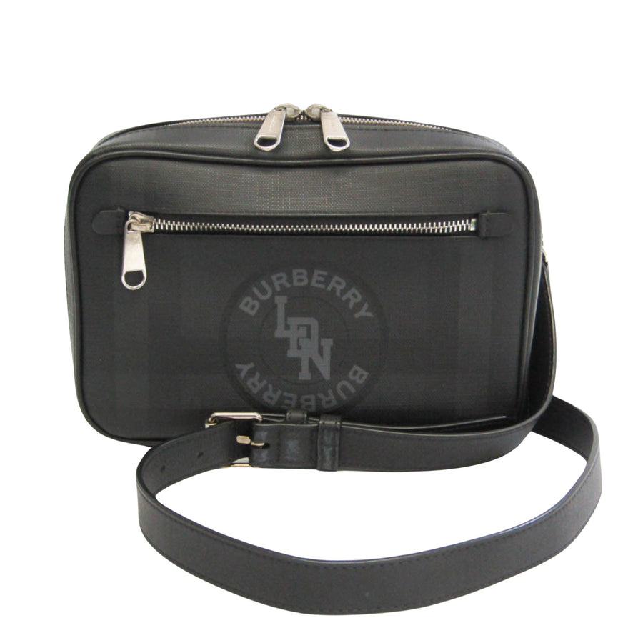 Burberry 8043726 Leather Canvas Crossbody