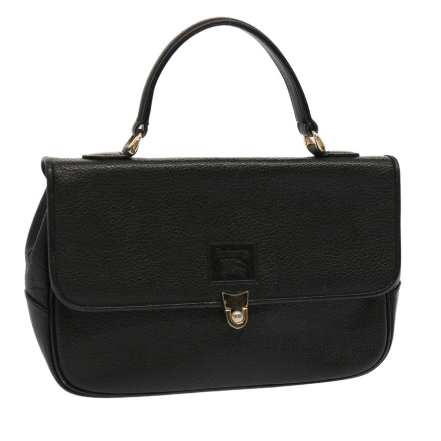 Burberry Leather TopHandle Handbag