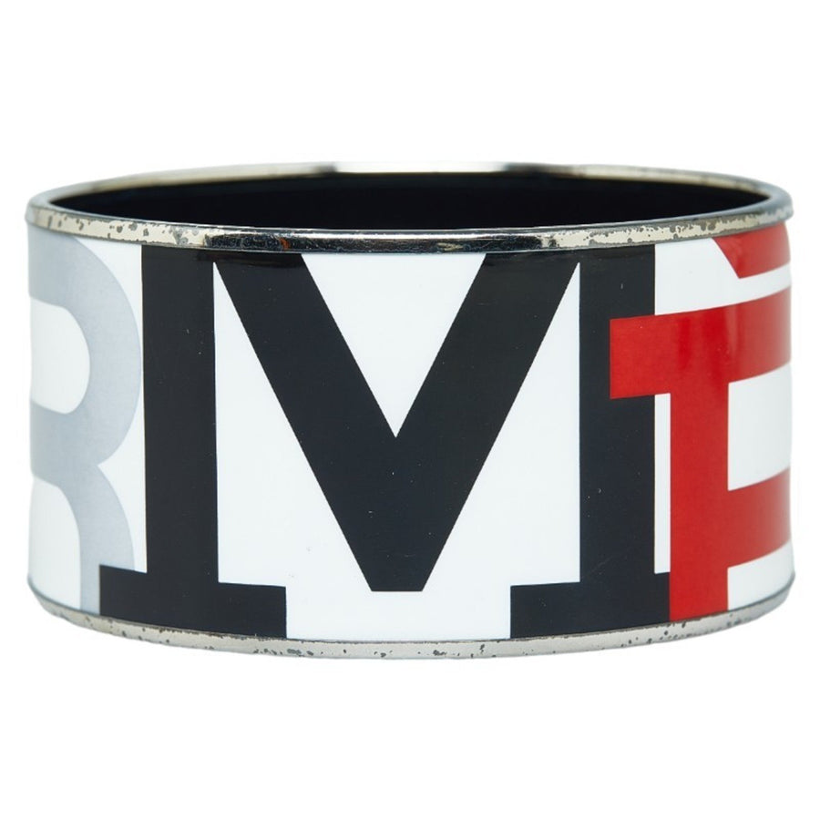 Hermes Collier de Chien Multicolor Enamel Bracelet