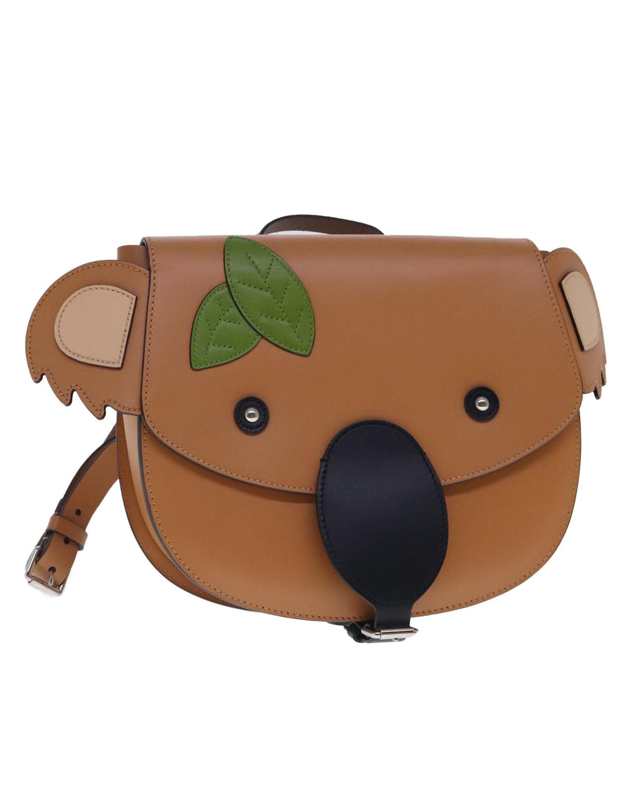 Gucci Leather Koala Backpack with Authentic Design