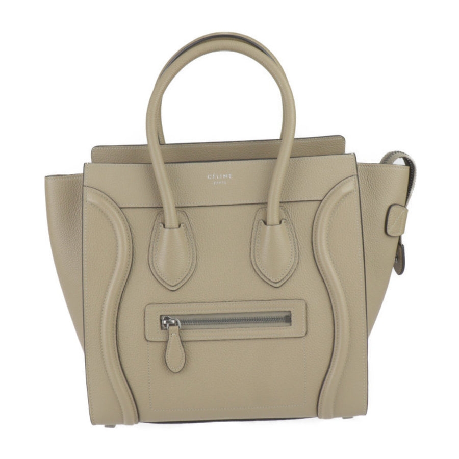 Celine Micro Luggage Leather Tote with Dust Bag
