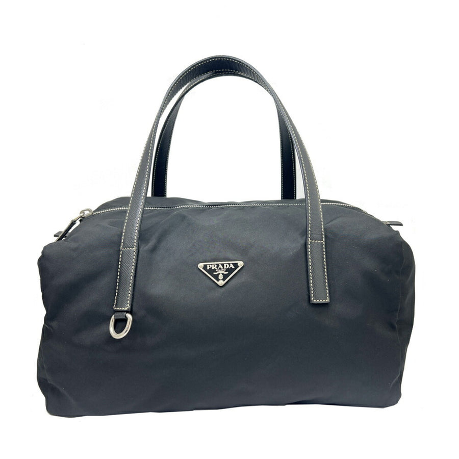Prada Tessuto Synthetic Shoulder Bag with Guarantee Card