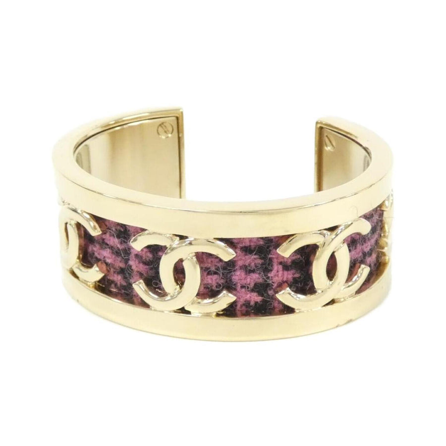 Chanel Gold Plated Coco Mark Bracelet with Box
