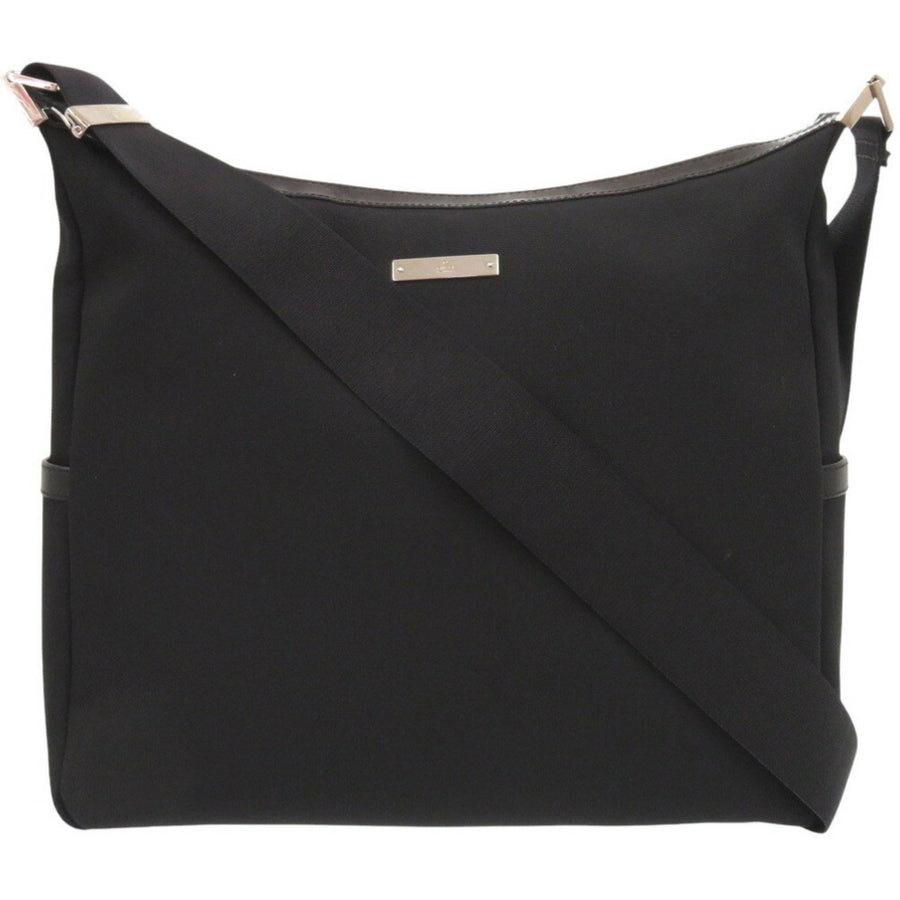 Gucci Black Canvas Shoulder Bag