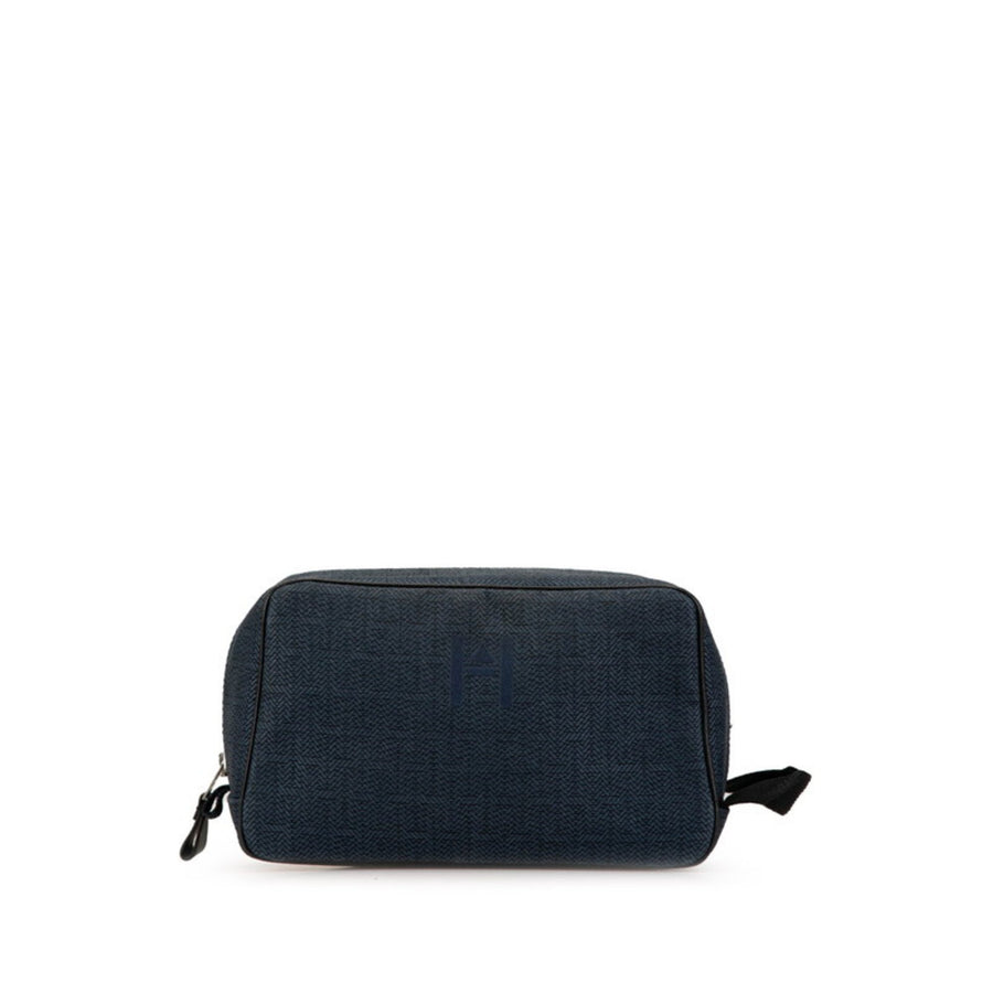 Hermes Canvas Globe Trotter Bag with Metal Fittings