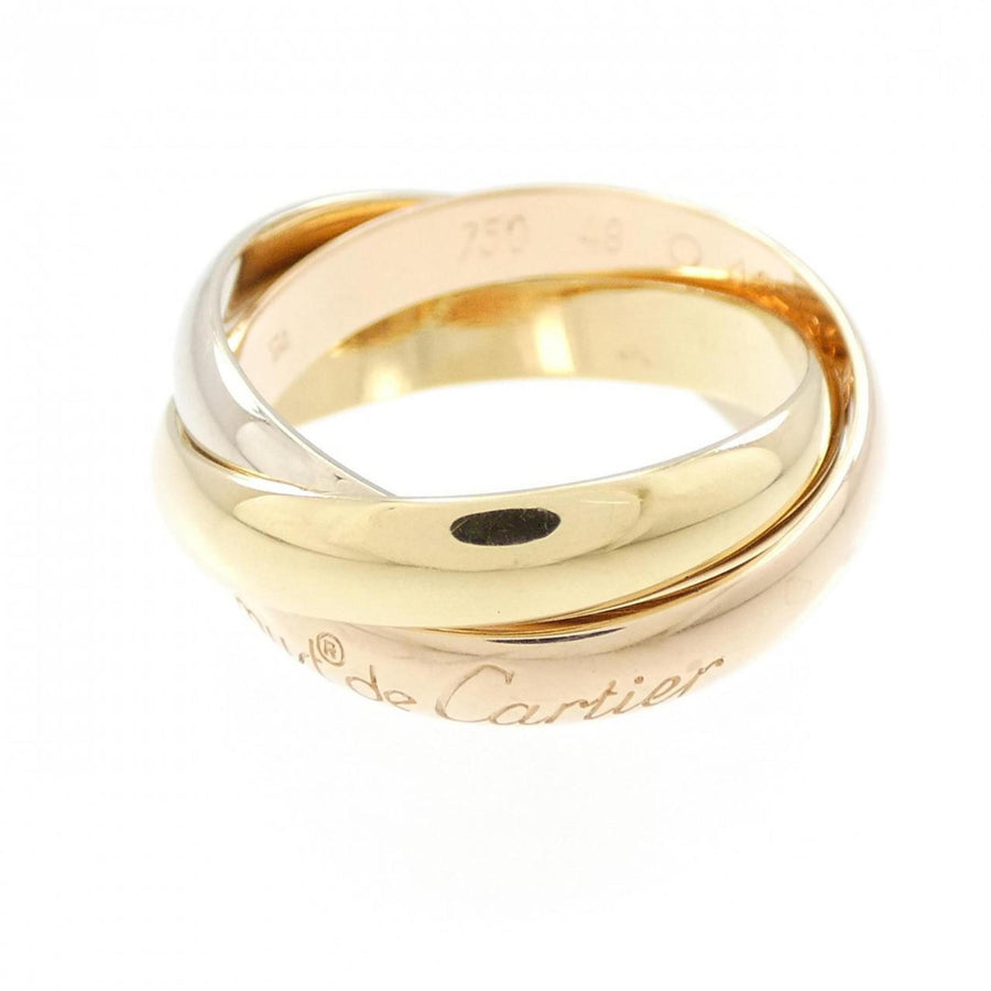 Cartier Trinity Yellow Gold Ring with Minor Scratches