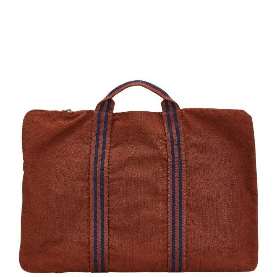 Hermes Canvas Tote Bag with Slight Wear and Good Condition