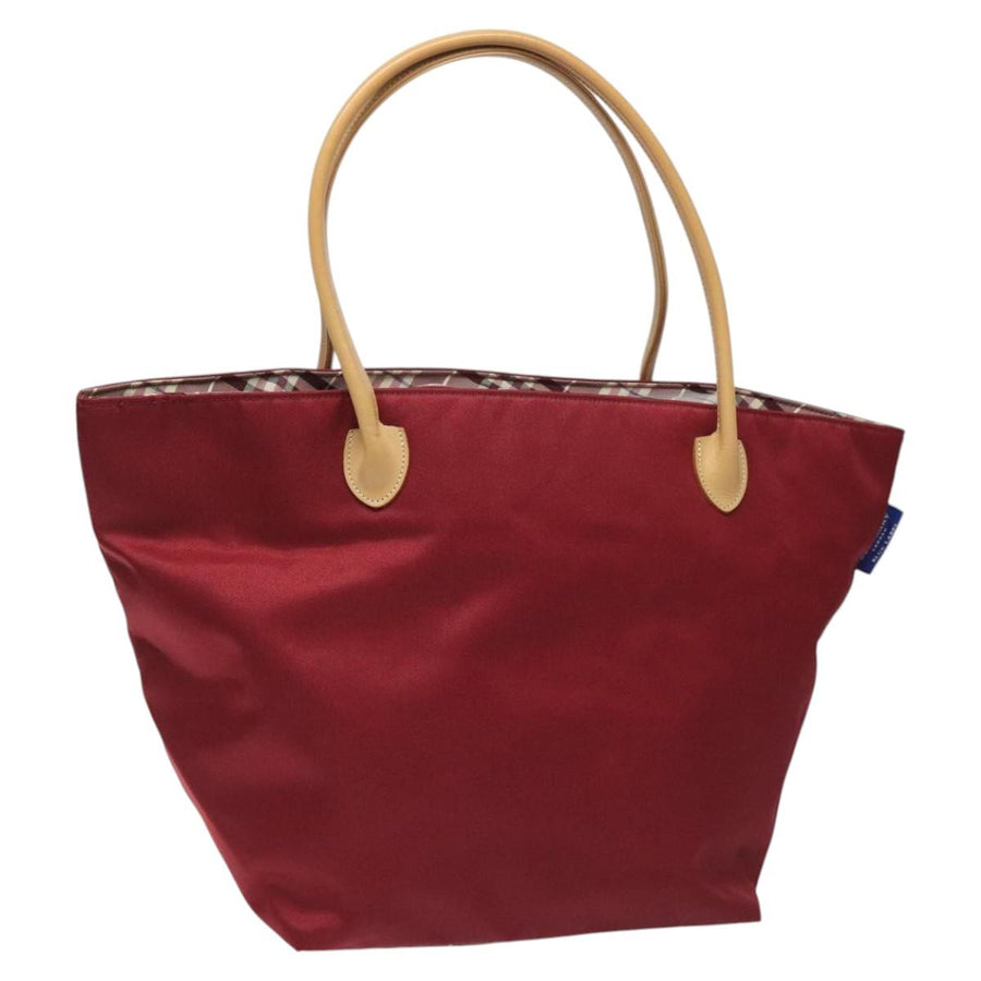 Burberry Synthetic Tote Bag with Handle Drop and Good Condition