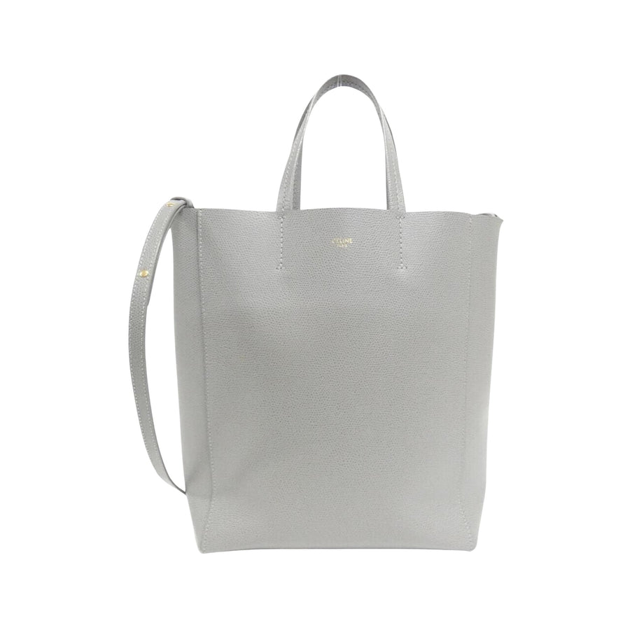Celine Vertical Cabas Leather Tote Bag