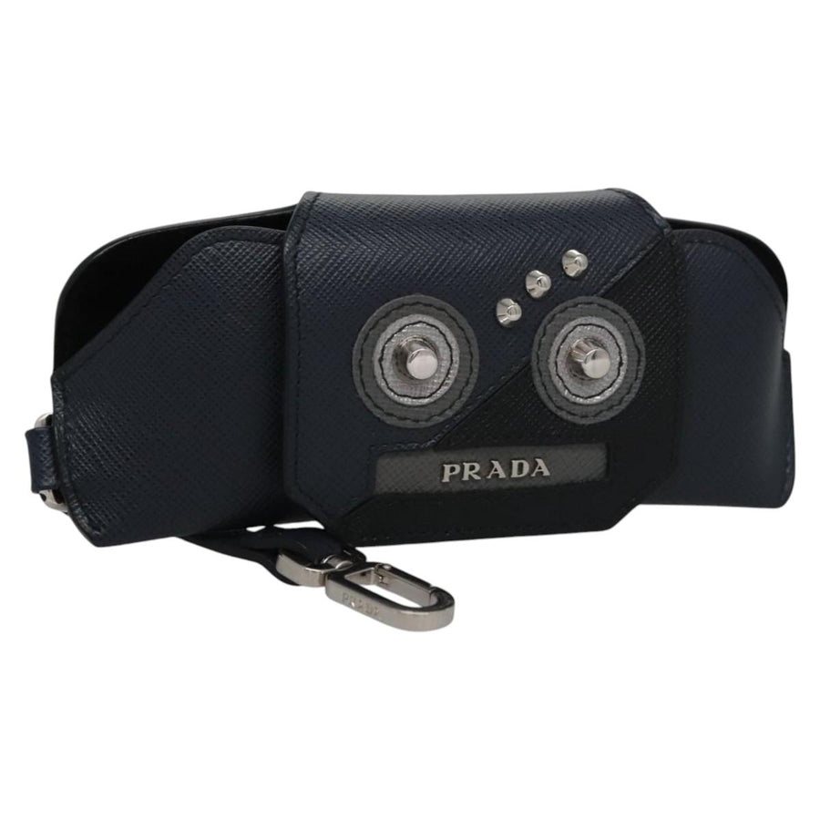 Prada Luxury Leather Wallet with Subtle Scratches Made in Italy